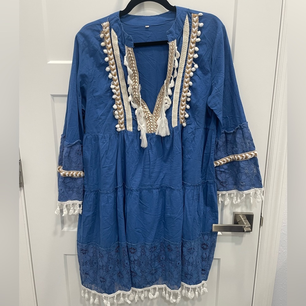Swimsuit coverup. Small shop. Size L.